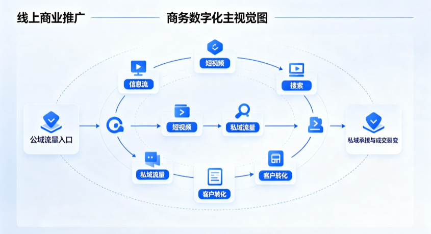 金口河区线上商业推广怎么做？全域流量闭环搭建与低成本转化实战指南